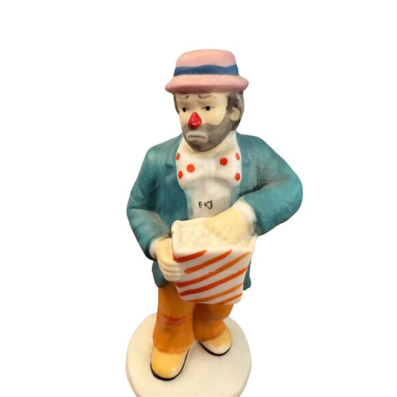Vintage Emmett Kelly Jr. Flambro Clown Figurine – Popcorn – EKJ Collection - Picture 2 of 7